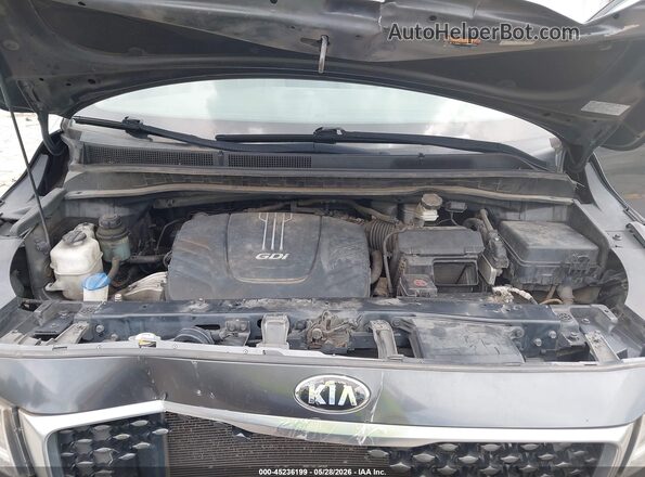 KNDMB5C10G6127402 2016 KIA SEDONA Dark Blue Вид ззаду
