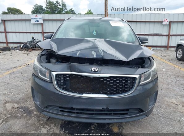 KNDMB5C10G6127402 2016 KIA SEDONA Dark Blue Вид щитка приладів
