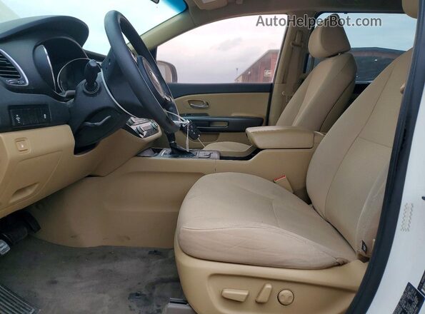 KNDMB5C10G6192802 2016 KIA SEDONA White Սալոնի դիմացի տեսք