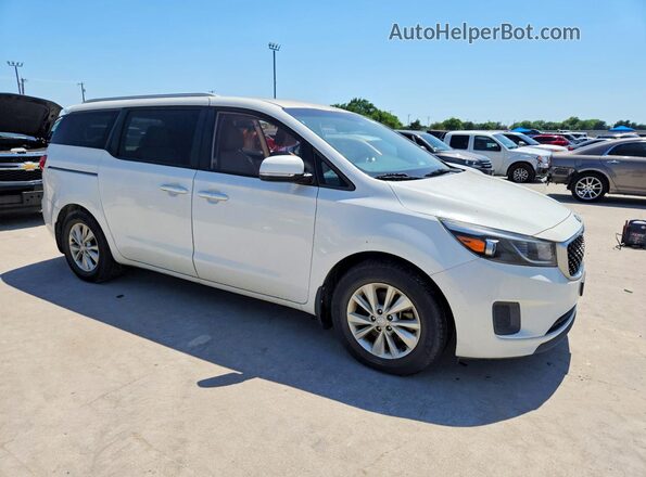 KNDMB5C10G6192802 2016 KIA SEDONA White Առջևի աջ