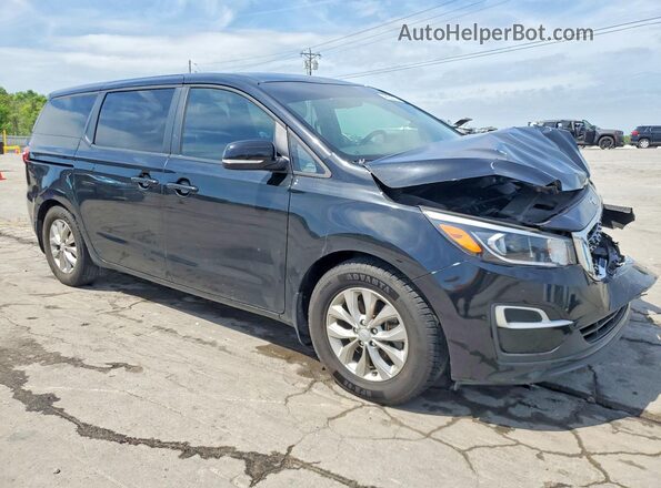 KNDMB5C10K6534502 2019 KIA SEDONA Black Przód prawy
