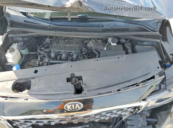 KNDMB5C10K6534502 2019 KIA SEDONA Black Widok komory silnika