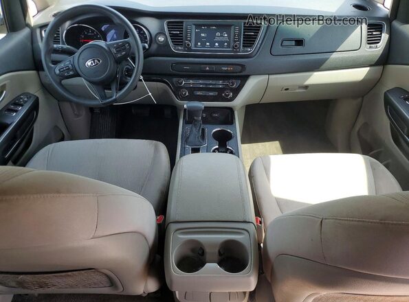 KNDMB5C10K6534502 2019 KIA SEDONA Black Widok deski rozdzielczej