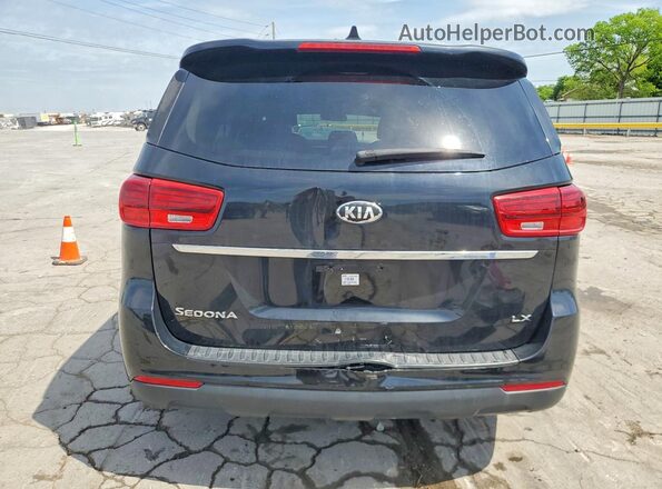 KNDMB5C10K6534502 2019 KIA SEDONA Black Widok z tyłu