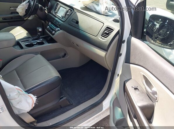 KNDMB5C10M6668249 2021 KIA SEDONA White წინა სალონის ხედი