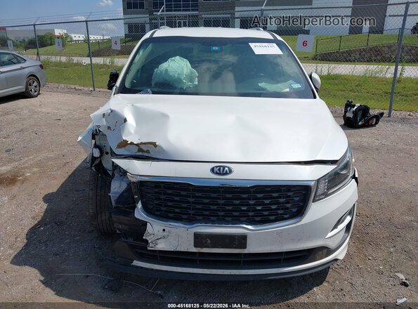 KNDMB5C10M6668249 2021 KIA SEDONA White ხელსაწყოთა პანელის ხედი