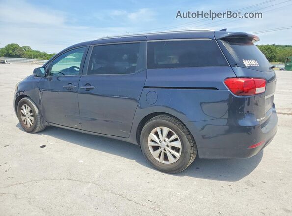 KNDMB5C11G6105666 2016 KIA SEDONA Gray Trasero izquierdo