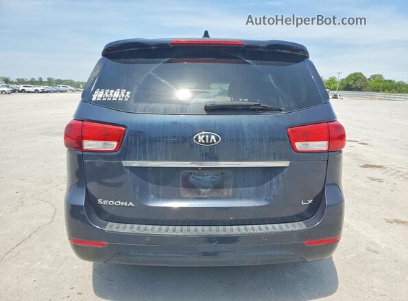 KNDMB5C11G6105666 2016 KIA SEDONA Gray Vista trasera