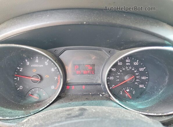 KNDMB5C11G6105666 2016 KIA SEDONA Gray Vista del cuadro de instrumentos