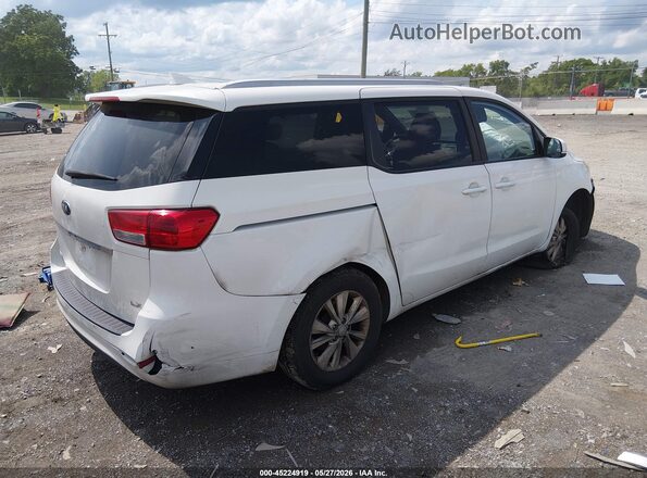 KNDMB5C11G6195207 2016 KIA SEDONA White Rear right