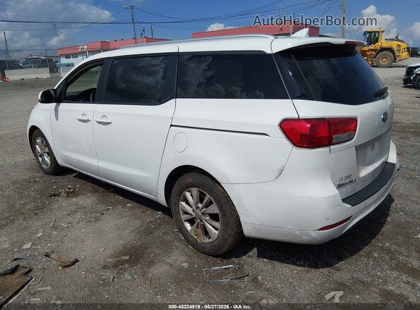 KNDMB5C11G6195207 2016 KIA SEDONA White Rear left