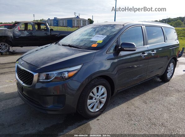 KNDMB5C11H6269405 2017 KIA SEDONA Gray 