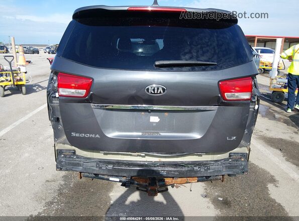 KNDMB5C11H6269405 2017 KIA SEDONA Gray 