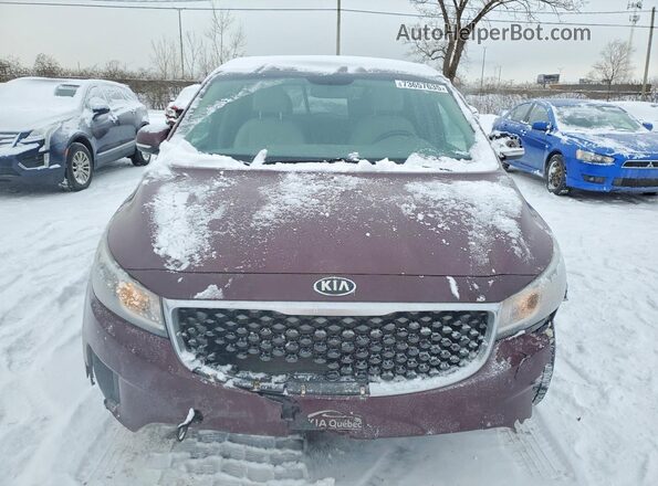 KNDMB5C11J6352967 2018 KIA SEDONA Burgundy 