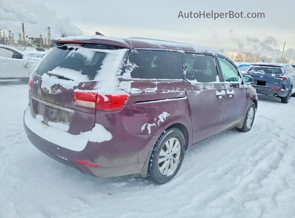 KNDMB5C11J6352967 2018 KIA SEDONA Burgundy 