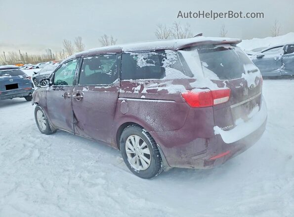KNDMB5C11J6352967 2018 KIA SEDONA Burgundy 