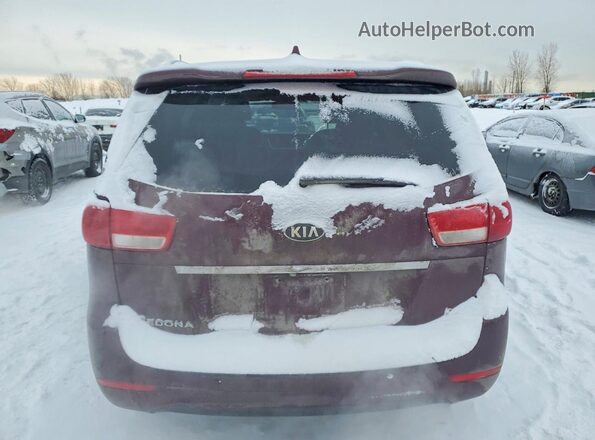 KNDMB5C11J6352967 2018 KIA SEDONA Burgundy 