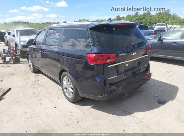 KNDMB5C11L6657677 2020 KIA SEDONA Blue Tył lewy