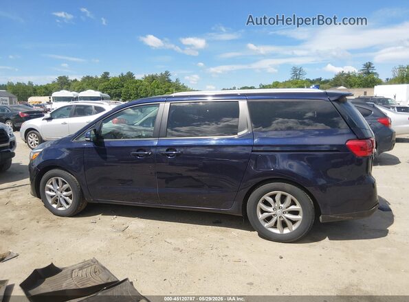 KNDMB5C11L6657677 2020 KIA SEDONA Blue Widok wnętrza 360 stopni