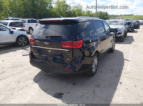 KNDMB5C11L6657677 2020 KIA SEDONA Blue Tył prawy