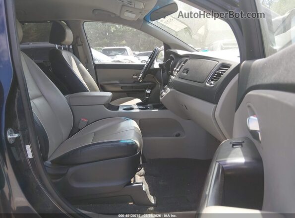 KNDMB5C11L6657677 2020 KIA SEDONA Blue Widok wnętrza z przodu