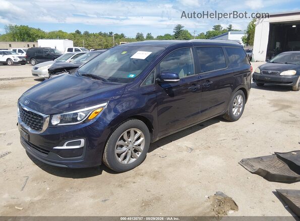 KNDMB5C11L6657677 2020 KIA SEDONA Blue Przód lewy
