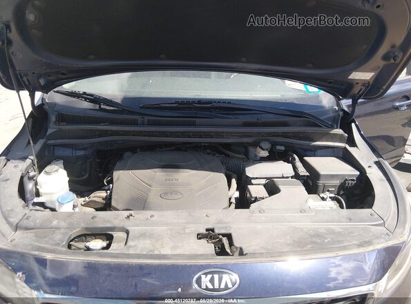 KNDMB5C11L6657677 2020 KIA SEDONA Blue Widok z tyłu