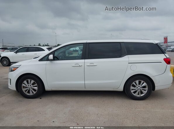 KNDMB5C12H6255206 2017 KIA SEDONA White Панорамний вид салону 360°