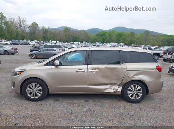 KNDMB5C12H6266867 2017 KIA SEDONA Золотой 