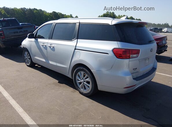 KNDMB5C12H6282311 2017 KIA SEDONA Белый Задняя левая четверть