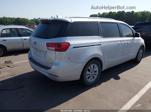 KNDMB5C12H6282311 2017 KIA SEDONA Белый Задняя правая четверть