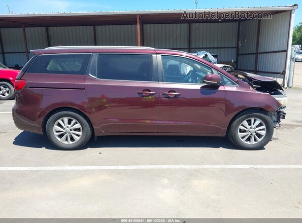 KNDMB5C12H6328171 2017 KIA SEDONA Коричневый Панорамный вид салона 360°