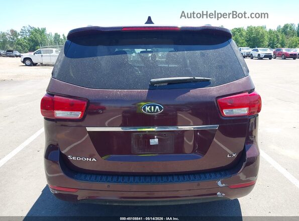 KNDMB5C12H6328171 2017 KIA SEDONA Коричневый 