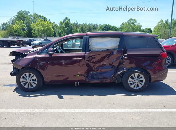 KNDMB5C12H6328171 2017 KIA SEDONA Коричневый 