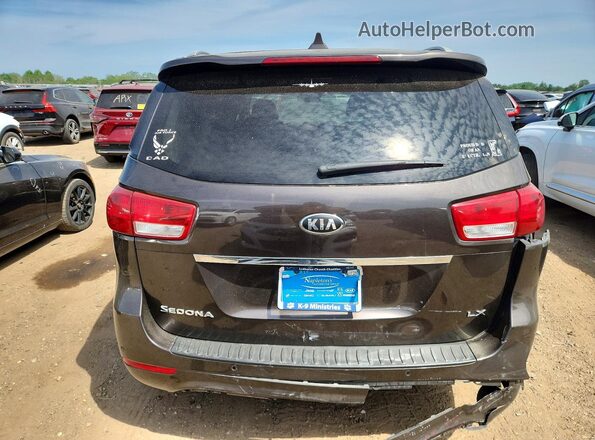 KNDMB5C12J6378834 2018 KIA SEDONA Brown 
