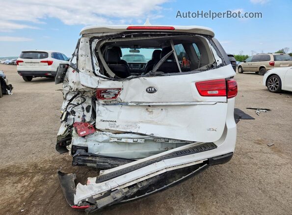 KNDMB5C12L6578194 2020 KIA SEDONA White Հետևի տեսք