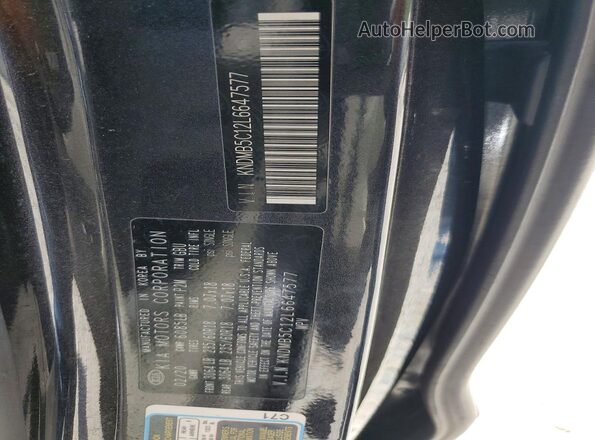 KNDMB5C12L6647577 2020 KIA SEDONA Black 