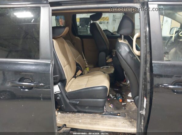 KNDMB5C13H6337896 2017 KIA SEDONA Black Widok naklejki z numerem VIN