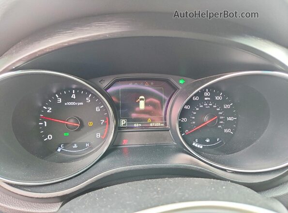KNDMB5C13J6373285 2018 KIA SEDONA Charcoal Instrument cluster view