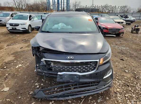 KNDMB5C13L6587678 2020 KIA SEDONA Black Вид спереду