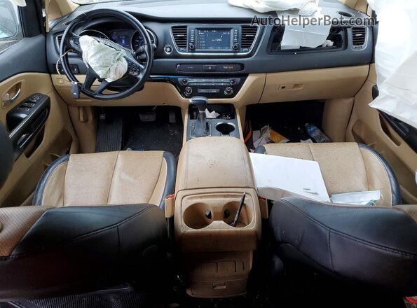 KNDMB5C13L6587678 2020 KIA SEDONA Black Вид панелі приладів