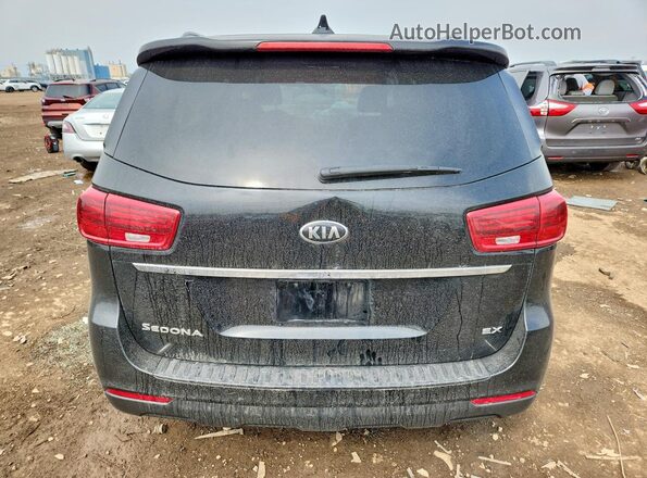 KNDMB5C13L6587678 2020 KIA SEDONA Black Вид ззаду