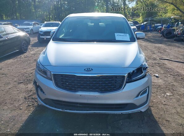 KNDMB5C13L6600641 2020 KIA SEDONA Silver Vista del cuadro de instrumentos