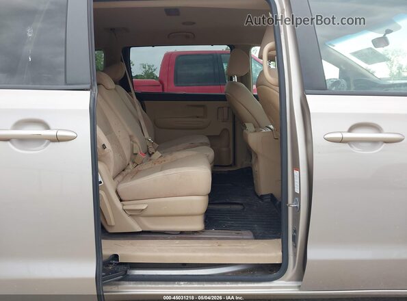 KNDMB5C14G6120310 2016 KIA SEDONA Cream VIN კოდის სტიკერის ხედი