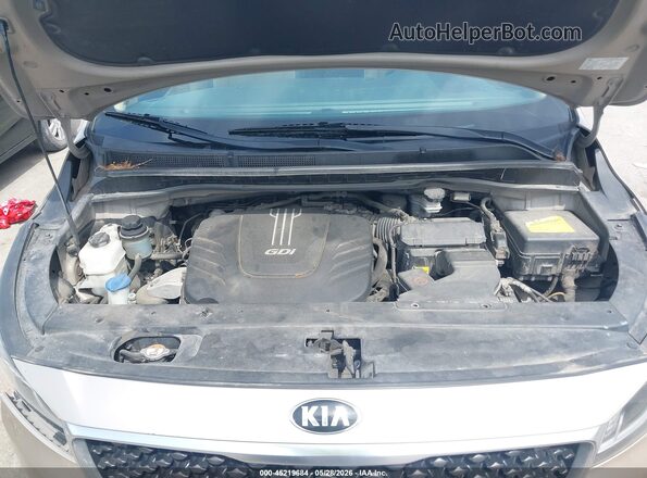 KNDMB5C14H6267468 2017 KIA SEDONA Beige უკანა ხედი