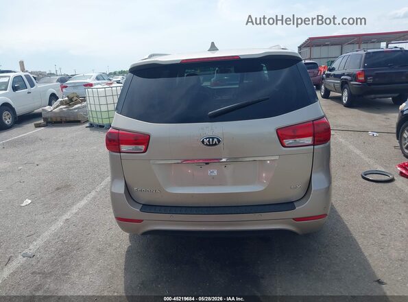 KNDMB5C14H6267468 2017 KIA SEDONA Beige 