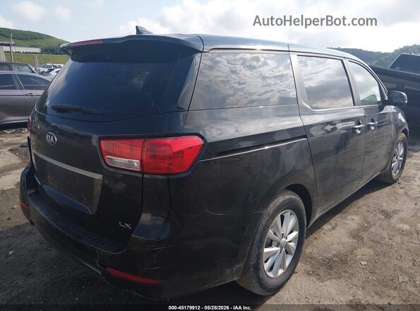 KNDMB5C14J6389320 2018 KIA SEDONA Black Rear right