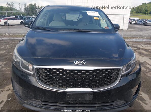 KNDMB5C14J6389320 2018 KIA SEDONA Black Instrument cluster view