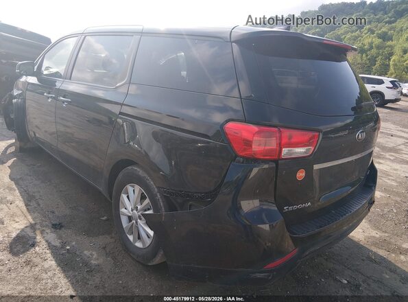 KNDMB5C14J6389320 2018 KIA SEDONA Black Rear left