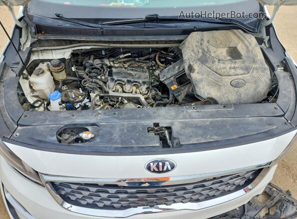 KNDMB5C14M6665354 2021 KIA SEDONA White Vista del compartimento del motor